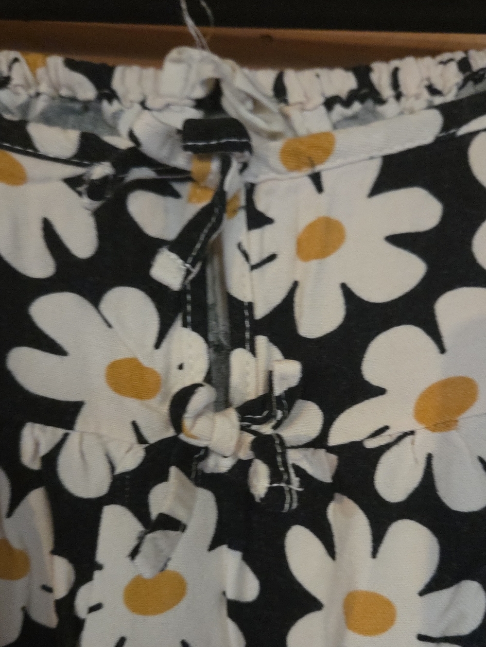 Jessica Simpson Black Floral Daisy Spaghetti-Strap Jumpsuit - Picture 2 of 3